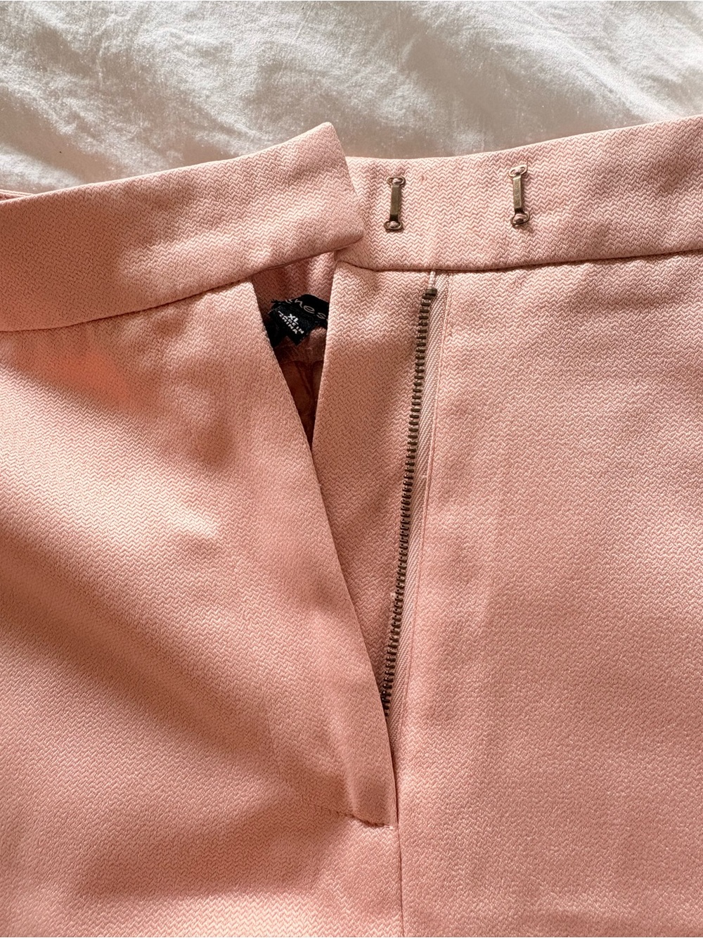 Shinestar Blush Pink Tailored High-Rise Shorts - Picture 3 of 6